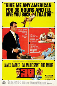 36 Hours Movie Poster Print showcasing classic film art.
