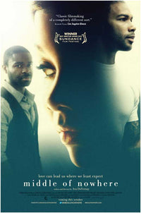 Middle of Nowhere Movie Poster Print featuring vibrant colors and dynamic imagery.