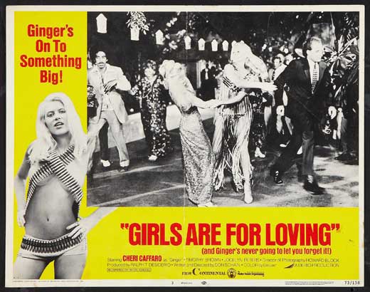 Girls Are for Loving Movie Poster Print showcasing classic film charm.