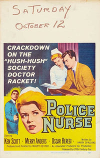 Police Nurse Movie Poster Print showcasing iconic scenes from the film.