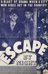 Escape by Night Movie Poster Print showcasing dramatic imagery.