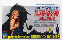 The Private Life of Sherlock Holmes movie poster print featuring classic detective art.