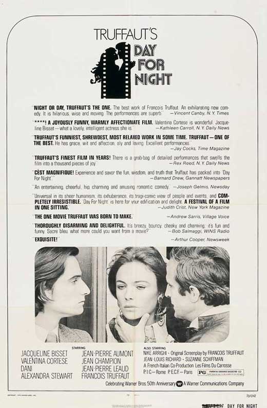 Day for Night Movie Poster Print showcasing cinematic art