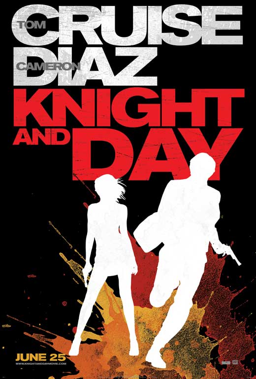 Knight and Day Movie Poster Print showcasing vibrant colors and dynamic imagery.