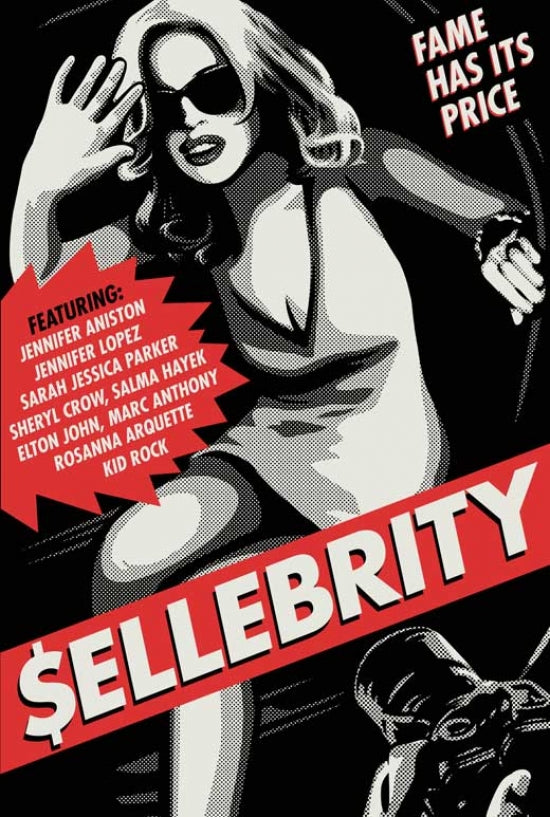 Sellebrity Movie Poster Print showcasing vibrant cinematic art.