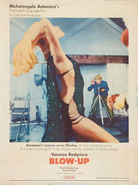 Blow-Up Movie Poster Print depicting iconic film artwork.