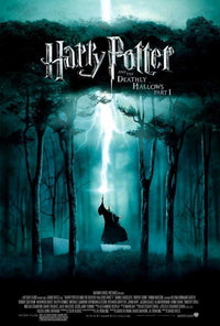 Harry Potter and the Deathly Hallows: Part I Movie Poster Print featuring iconic scenes.