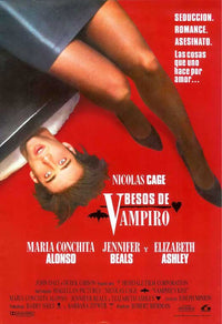 Vampire's Kiss Movie Poster Print showcasing haunting imagery and vibrant colors.