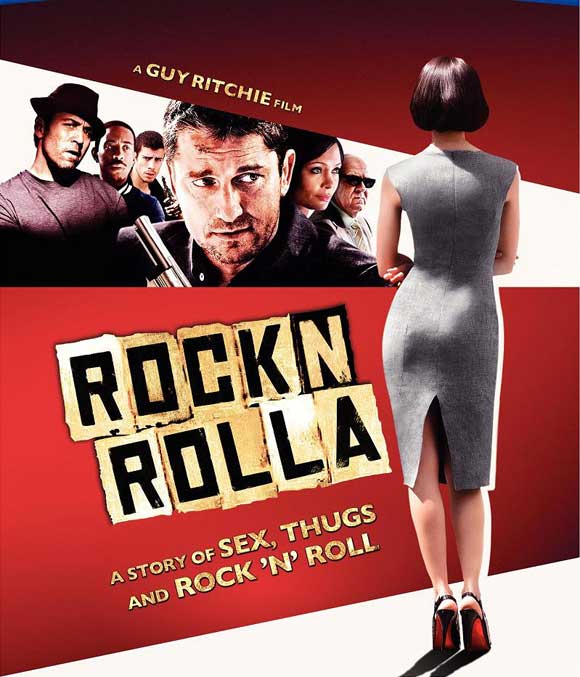 Rocknrolla Movie Poster Print showcasing vibrant artwork.