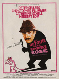 The Return of the Pink Panther movie poster print featuring Inspector Clouseau.
