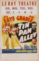 Tin Pan Alley Movie Poster Print showcasing classic cinema art.