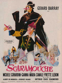 Scaramouche Movie Poster Print showcasing classic film artwork.