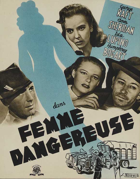 They Drive by Night Movie Poster Print showcasing classic film art.