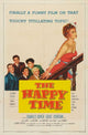 The Happy Time Movie Poster Print featuring vibrant colors and whimsical design.