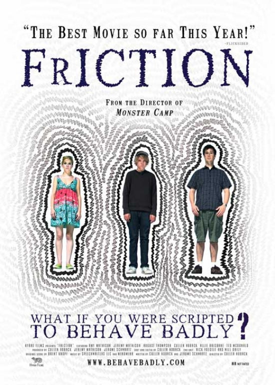 Friction Movie Poster Print featuring dynamic artwork