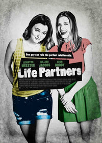 Life Partners Movie Poster Print featuring vibrant design.