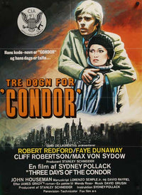 Three Days of the Condor Movie Poster Print - a classic film poster