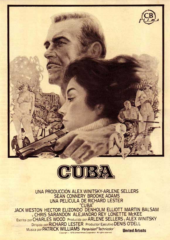 Cuba Movie Poster Print showcasing classic film art.