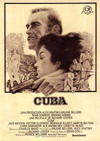 Cuba Movie Poster Print showcasing classic film art.