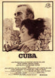 Cuba Movie Poster Print showcasing classic film art.