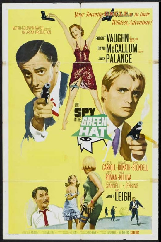 The Spy in the Green Hat Movie Poster Print