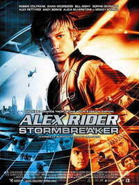 Alex Rider: Operation Stormbreaker Movie Poster Print featuring the main character in an action pose.
