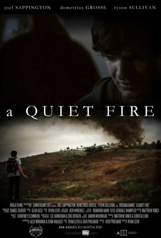 A Quiet Fire Movie Poster featuring captivating film artwork.