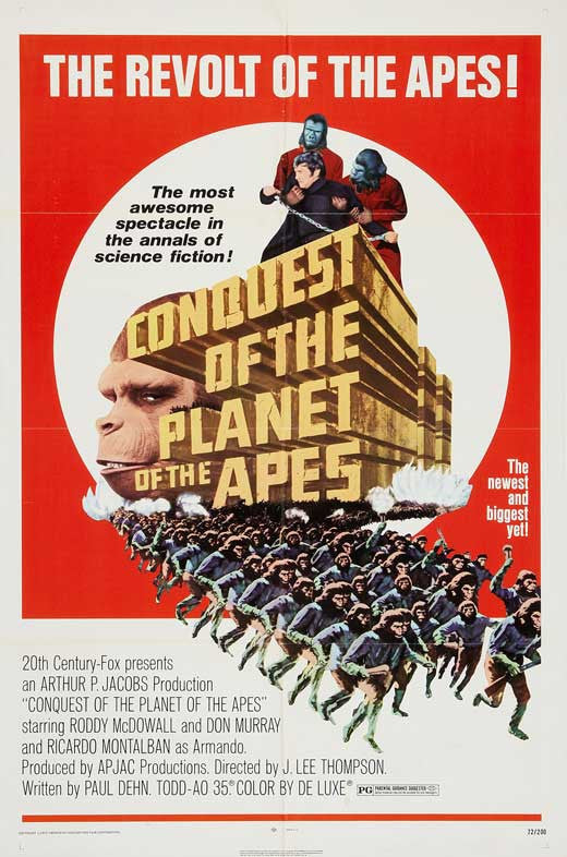 Conquest of the Planet of the Apes Movie Poster Print (11x17)
