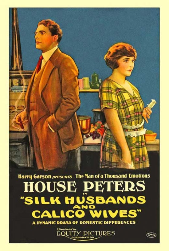 Silk Husbands and Calico Wives Movie Poster Print showcasing classic cinema art.