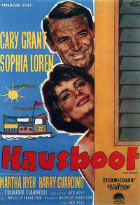 Houseboat Movie Poster Print showcasing classic film art.