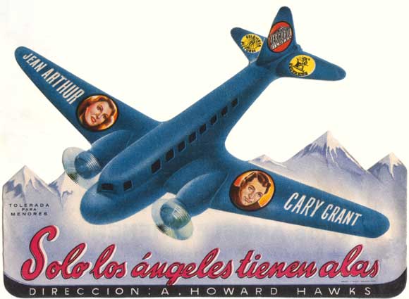 Only Angels Have Wings Movie Poster Print showcasing classic cinema art.