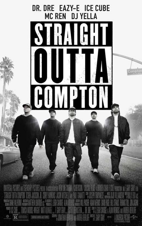 Straight Outta Compton Movie Poster Print capturing iconic hip-hop culture.