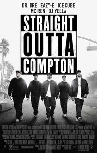 Straight Outta Compton Movie Poster Print capturing iconic hip-hop culture.