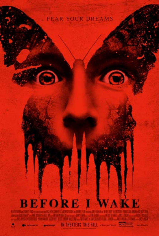 Before I Wake Movie Poster Print showcasing haunting imagery from the film.