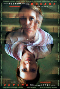 Unsane Movie Poster Print showcasing psychological horror theme.