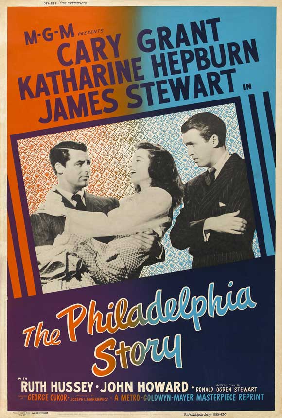 The Philadelphia Story Movie Poster Print showcasing classic film imagery.