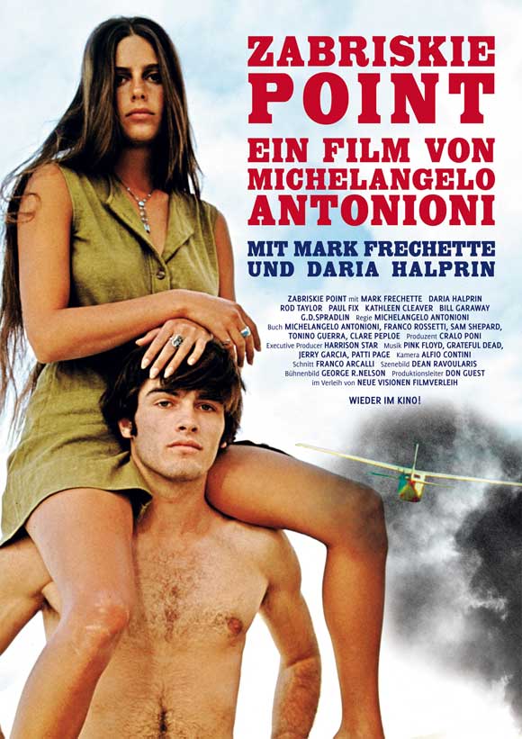 Zabriskie Point Movie Poster Print featuring iconic film imagery.