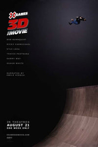 X Games 3D The Movie Poster Print showcasing extreme sports excitement.