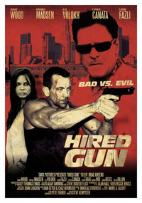 Hired Gun Movie Poster Print showcasing cinematic art.