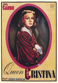 Queen Christina Movie Poster Print featuring classic film artwork.
