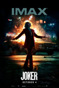Joker Movie Poster Print featuring vibrant colors and iconic design.