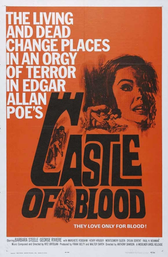 The Castle of Terror Movie Poster featuring a spooky castle design.