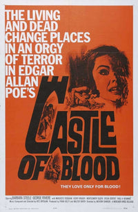 The Castle of Terror Movie Poster featuring a spooky castle design.