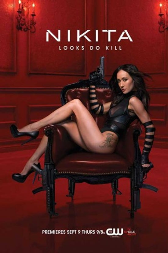 Nikita TV movie poster showcasing dramatic artwork.