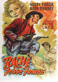 The Return of Frank James movie poster print showcasing classic cinema art.