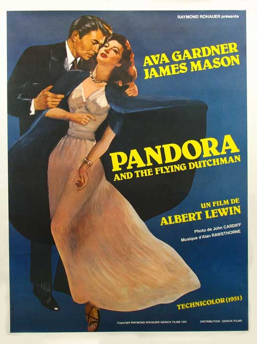 Pandora and the Flying Dutchman Movie Poster Print
