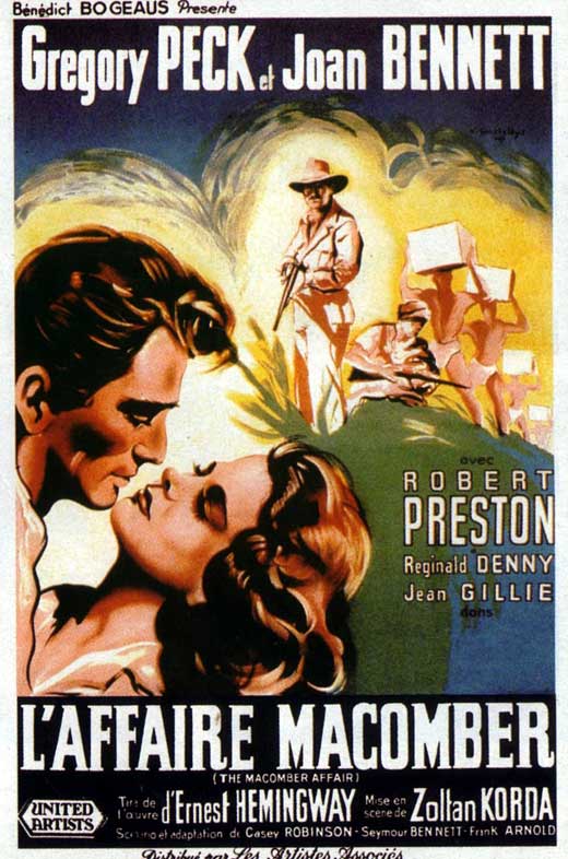 The Macomber Affair Movie Poster Print showcasing dramatic film imagery