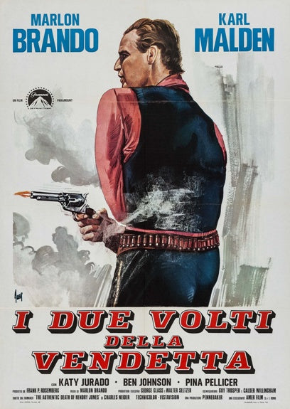 One-Eyed Jacks Movie Poster Print featuring classic film imagery.