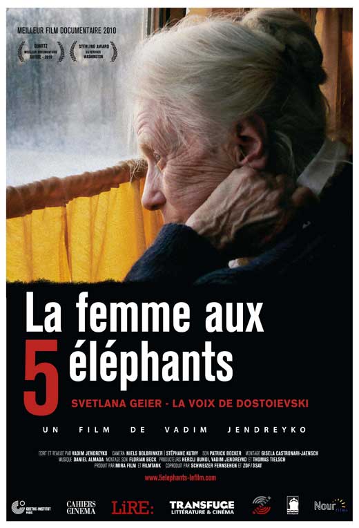 The Woman with the 5 Elephants Movie Poster Print showcasing vibrant imagery.