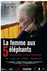 The Woman with the 5 Elephants Movie Poster Print showcasing vibrant imagery.